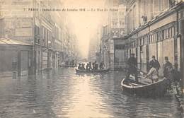 75-PARIS-INONDATIONS-LA RUE DE SEINE - Überschwemmung 1910
