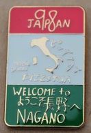 JEUX OLYMPIQUES - WELCOME TO NAGANO 1998 - JAPAN - JAPON - EQUIPE D'ITALIE - BOTTE - APPLE GRIMM - PIZZERIA -      (20) - Giochi Olimpici