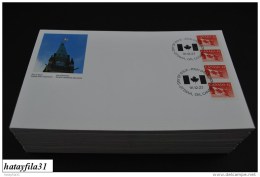 Kanada  1991   FDC  - Mi.  1267 - Freimarke : Staatsflagge - ( T - 93 ) - 1991-2000