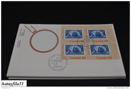 Kanada  1982   FDC - Mi. 826 VB.  -  Internationale Jugendphilatelieausstellu Ng CANADA "" 82  -  ( T - 91 ) - 1981-1990