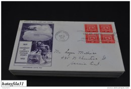Kanada 1951 Gelaufene FDC -  Mi. 269 -  100  Jahre Kanadische Briefmarken Und Kanadische  Posthoheit - ( T - 88 ) - ....-1951