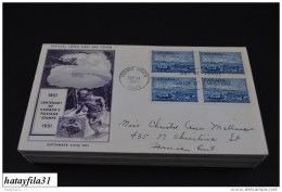 Kanada 1951 Gelaufene FDC -  Mi. 268 -  100  Jahre Kanadische Briefmarken Und Kanadische  Posthoheit - ( T - 88 ) - ....-1951