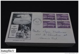 Kanada 1951 Gelaufene FDC -  Mi. 267 -  100  Jahre Kanadische Briefmarken Und Kanadische  Posthoheit - ( T - 88 ) - ....-1951