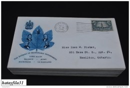 Kanada 1948 Gelaufene FDC -  Mi.247 -  100 Jahre Selbstverwaltung - ( T - 88 ) - ....-1951