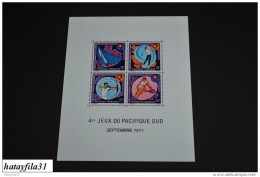 Französisch Polynesien      1971    Block 2  ** Postfrisch      /   Südpazifische Sportspiele , Papeete   ( Box 2 ) - Blocs-feuillets
