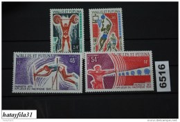 Wallis & Futuna      1971    Mi. 230 - 233   ** Postfrisch    /   Südpazifikspiele , Papeete - Nuevos