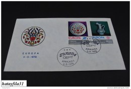 Türkei  CEPT  FDC  1976   Mi. 2385 - 2386   ( T - 80 ) - 1976