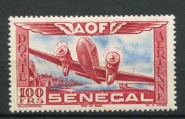 7673  SENEGAL  PA 30**  100F Rouge-carmin Et Outremer   1942    TB - Poste Aérienne