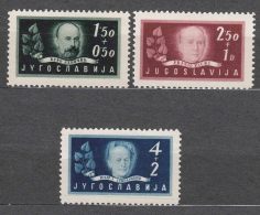 Yugoslavia Republic, 1948 Mi#545-547 Mint Never Hinged - Unused Stamps