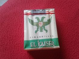 ANTIGUO PAQUETE DE 20 CIGARRILLOS TABACO BLANDO EL KAISER TENERIFE SPAIN ESPAGNE OLD TOBACCO PACKAGE CIGARETTES VER FOTO - Fuma Cigarrillos