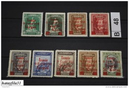 Türkei  1934 -  Mi. 971 - 979  ** Postfrisch ( MNH ) / Messe In IZMIR / Stamps For Smyrna Fair - Neufs