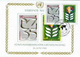 UN Wien - Mi-Nr 12/13B Maxicard (S183) - Maximum Cards