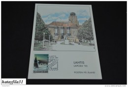 Finnland - Aland  1995  EXHIBITION CARD ( Messe Karten )   LOPOEX ´ 95    (T - 100 ) - Cartoline Maximum