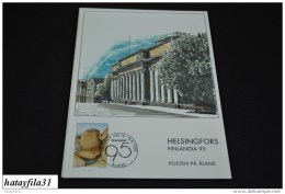 Finnland - Aland  1995  EXHIBITION CARD ( Messe Karten )   FINLANDIA  95   (T - 100 ) - Tarjetas – Máximo