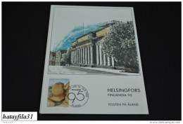 Finnland - Aland  1995  EXHIBITION CARD ( Messe Karten )   FINLANDIA  95   (T - 100 ) - Cartes-maximum (CM)