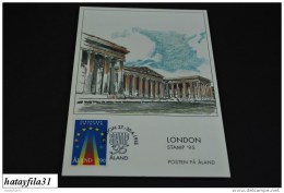 Finnland - Aland  1995  EXHIBITION CARD ( Messe Karten )  Int. STAMP EXHIBITION   (T - 100 ) - Cartoline Maximum