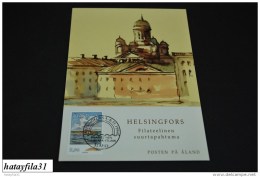 Finnland - Aland  1994  EXHIBITION CARD ( Messe Karten )  FILATEELINEN  SUUSTAPAHTUMA     (T - 100 ) - Tarjetas – Máximo