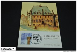 Finnland - Aland  1994  EXHIBITION CARD ( Messe Karten ) Int. NORDWESTBRIEFMARKENBÖRSE    (T - 100 ) - Maximum Cards & Covers