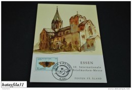 Finnland - Aland  1994  EXHIBITION CARD ( Messe Karten ) Int. Briefmarken Börse ESSEN   (T - 100 ) - Cartes-maximum (CM)