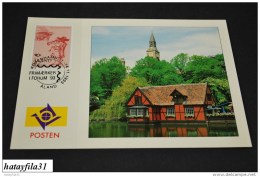 Finnland - Aland  1993  EXHIBITION CARD ( Messe Karten ) Frimaerker I Forum ´ 93  Köpenhamn   (T - 100 ) - Maximumkarten (MC)