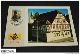 Finnland - Aland  1993  EXHIBITION CARD ( Messe Karten )  Int. Brifmarken Börse SINDELFINGEN   (T - 100 ) - Cartes-maximum (CM)