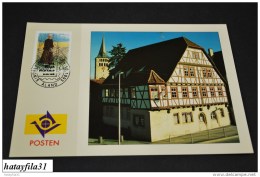 Finnland - Aland  1993  EXHIBITION CARD ( Messe Karten ) Int. Brifmarken Börse SINDELFINGEN   (T - 100 ) - Cartes-maximum (CM)