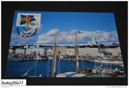 Finnland - Aland  1993  EXHIBITION CARD ( Messe Karten )   NORDIA 1993  (T - 100 ) - Maximum Cards & Covers