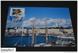 Finnland - Aland  1993  EXHIBITION CARD ( Messe Karten )   NORDIA 1993  (T - 100 ) - Cartes-maximum (CM)