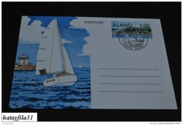 Alandinsel  1988  Postkarte  P 2   Sonderstempel         ( T - 100 ) - Entiers Postaux