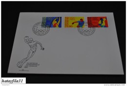 Lichtenstein   1984   FDC  Mi. 846 - 848  Olym. Sommerspiele Los Angeles       (  T - 85 ) - Dienstmarken