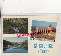 81-   ST SAINT SULPICE TARN - LES DEUX PONTS SUR L' AGOUT   VUE AERIENNE - Saint Sulpice