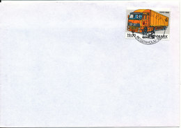 Denmark Cover With Special Postmark Rosenholm Hornslet 18-10-2003 Volvo Cargo Posttruck - Cartas & Documentos