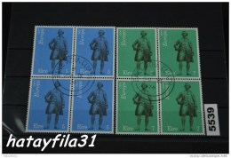 Irland    1974   CEPT  Mi. 302 - 303    4 Er Block    Gestempelt  / Skulpturen - 1974