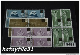 Malta   1974   CEPT  Mi. 493 - 496  4 Er Block    Gestempelt  / Skulpturen - 1974