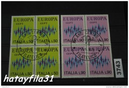 Italien     1972   CEPT   Mi. 1364 - 1365  Gestempelt  VB - 1972