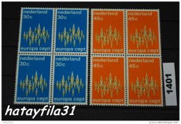 Niederlande   1972  CEPT  Mi. 987 - 988 ** Postfrisch  VB - 1972