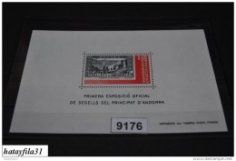 Andora ( Französische Posten )    1982  Mi. Block 1  ** Postfrisch       /  Nationale Briefmarkenausstelling - Hojas Bloque