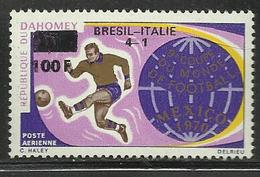 Foot Ball Soccer** MNH Mexico 1970 Dahomey PA 129 Coupe  Du Monde 1970 - 1970 – Mexique