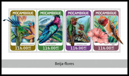 MOZAMBIQUE 2018 MNH** Colibris Kolibris M/S - IMPERFORATED - DH1826 - Kolibries