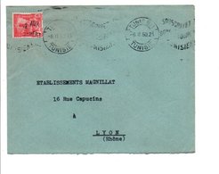 TUNISIE LETTRE POUR LA FRANCE DU 6/2/1950 - Brieven En Documenten