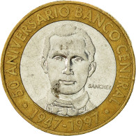 Monnaie, Dominican Republic, 5 Pesos, 1997, TTB+, Bi-Metallic, KM:88 - Dominicana