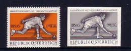 Austria Blackprint Proof Plus Issued Stamp - 10 Pin Bowling - Other