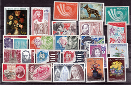 Monaco 1973 Année Complète Postes 916 à 952 Bf 7 Ou 933 Sur Demande  Neuf ** TB  MnH  Sin Charnela Cote 99 - Volledige Jaargang