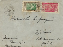 1933- Enveloppe  Affr. à50 C  De  BONDOUKOU  Pour La Côte Des Somalis - Lettres & Documents