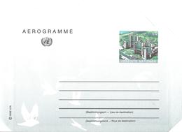 Nations Unies Bureau Vienne United Nation Vereinte Entier Postal, Ganzsachen, Postal Stationery Aérogramme Luftpostf. - Lettres & Documents