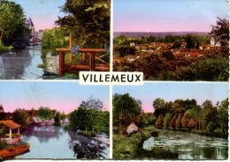 N°63149 GF-cpsm Villemeux Sur Eure -multivues- - Villemeux-sur-Eure