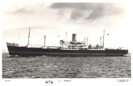 Bateau - Ship - Boat - M.V. Piako - Autres & Non Classés