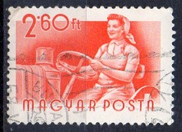 PIA - UNG - 1955 : Mestieri : Conduttrice Di Trattori  - (Yv 1173) - Agriculture