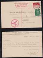 Japan 1940 Censor Uprated Stationery Postcard SENDAI To MUNICH Germany - Lettres & Documents