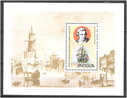 Antigua 1979 200th Anniversary Of The Death Of Captain James Cook Mi Bloc 44, MNH(**) - 1960-1981 Autonomie Interne